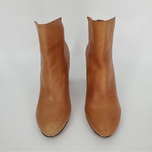 Elliot Lucca Daniella Heeled Leather Booties in Tan